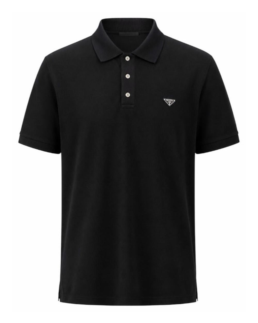 Prada Polo Shirt in Black - main image