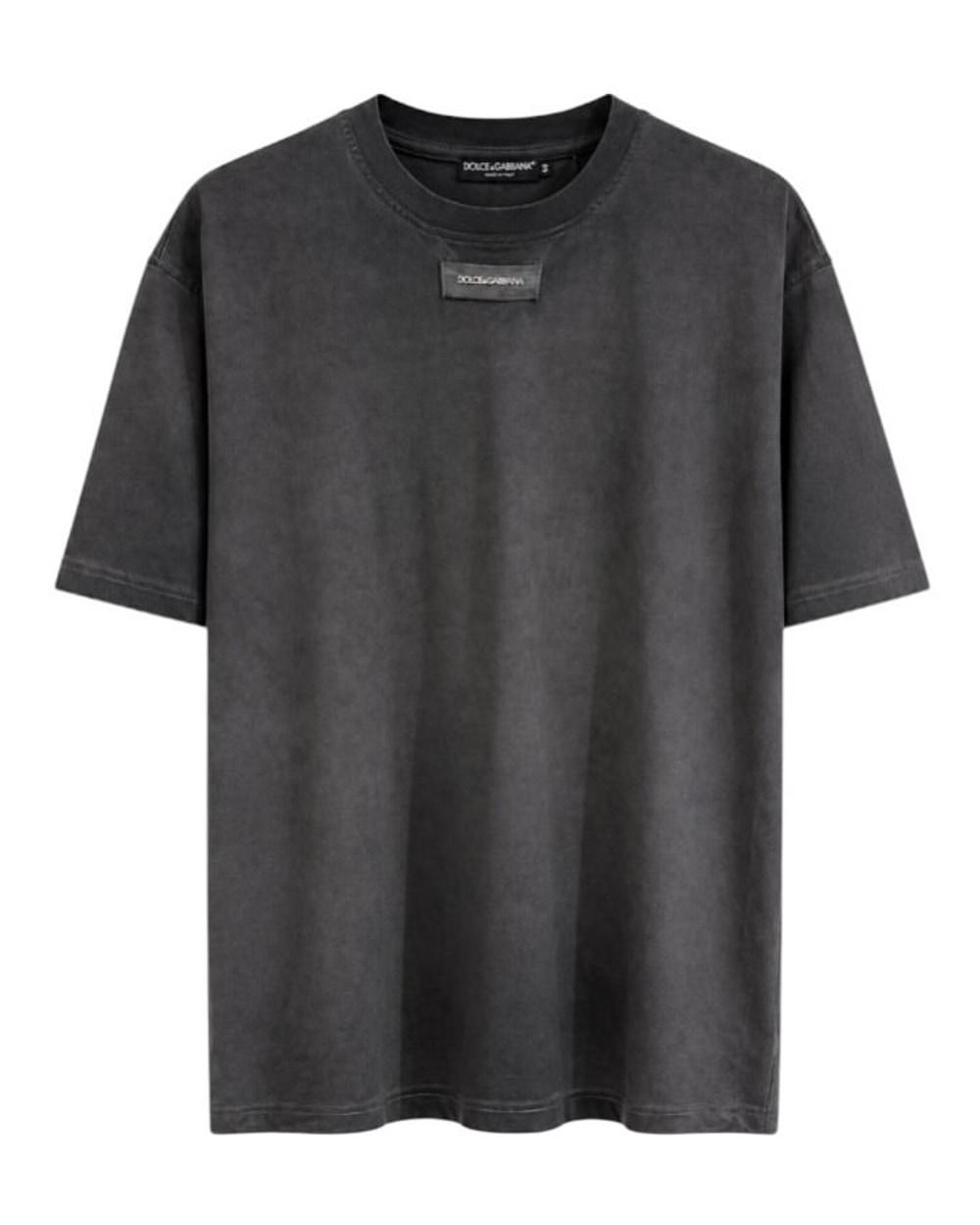 Dolce & Gabbana Washed T-Shirt in Charcoal - main image
