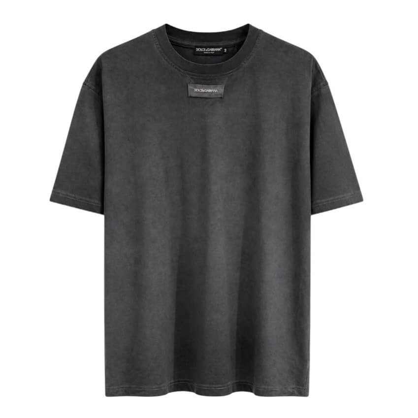Dolce & Gabbana Washed T-Shirt in Charcoal - main image