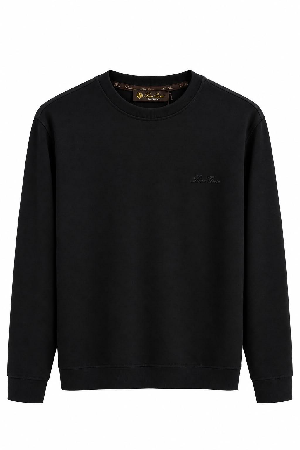 Loro Piana Script Logo Sweatshirt - Black - whatsapp image 2026 10 23 at 11 27 28 pm 2
